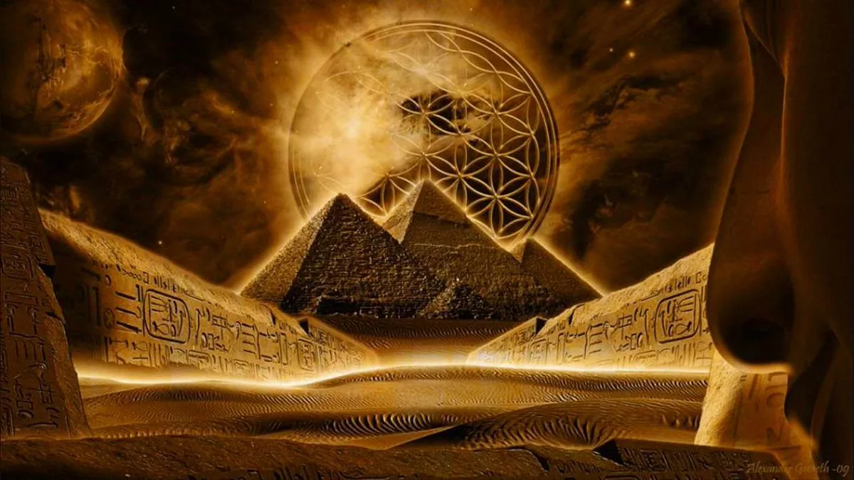 Не разгаданный мир. Золотая пирамида Элохим. Аннунаки пирамида. Меркаба Египет пирамиды. Пирамида эзотерика.