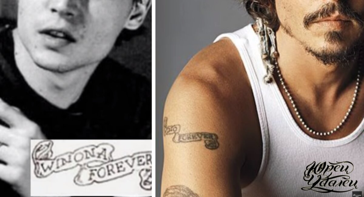 Тату Джонни Деппа.