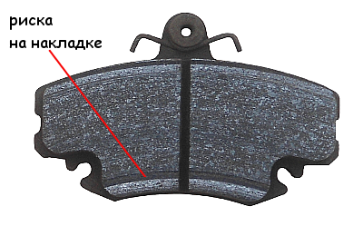 Накладка тормозная (не сверлёная) ВАТИ 5511.3501105