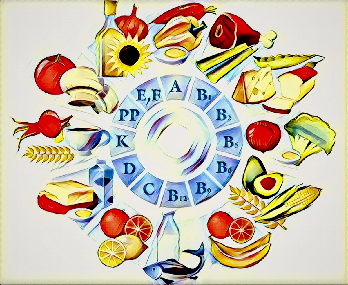 Витамины в овощах, фруктах, злаках