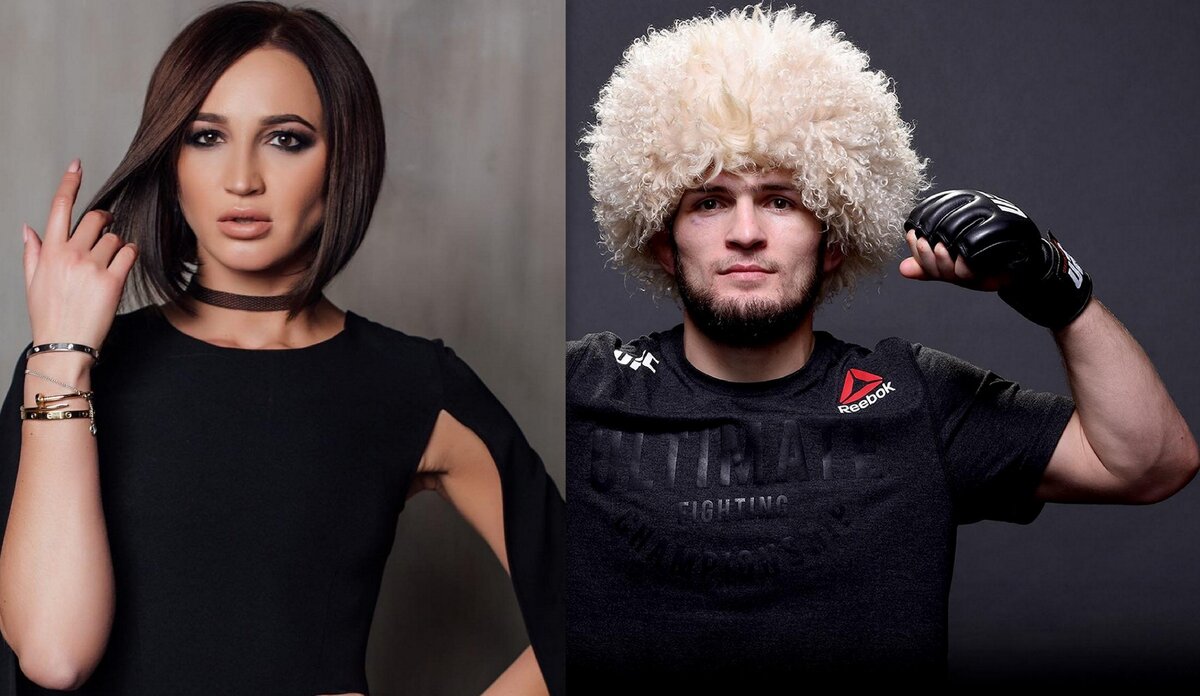 Ольга Бузова и Хабиб Нурмагомедов.