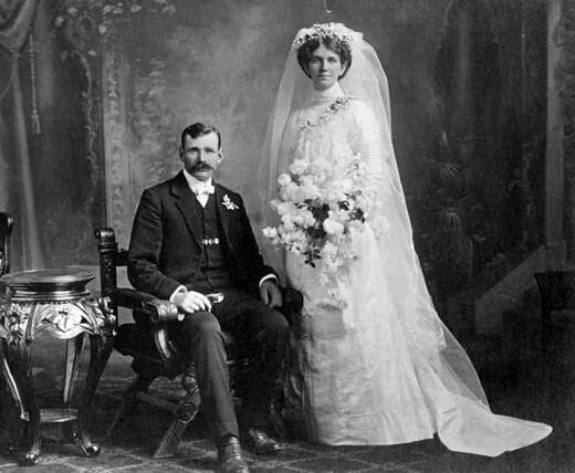 Свадебное платье, начало XX века