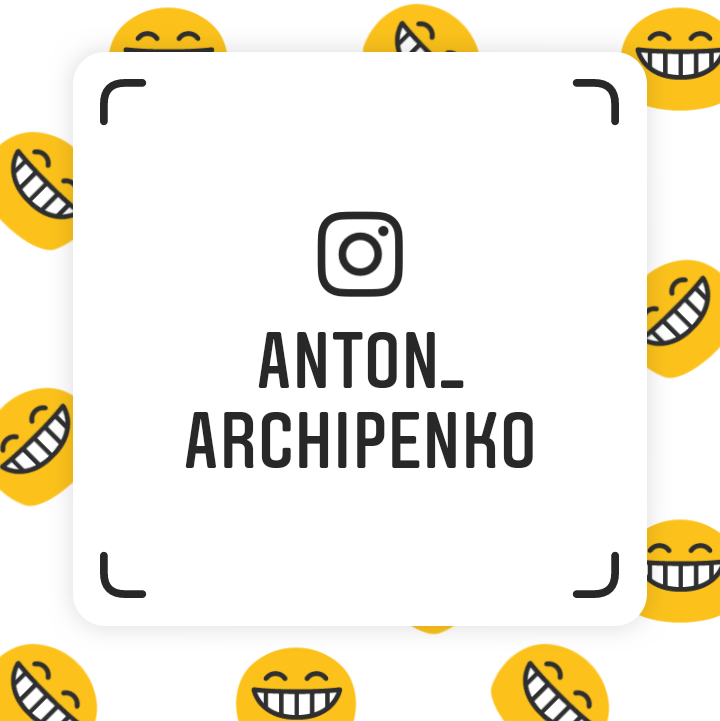 пример инстаграм визитки