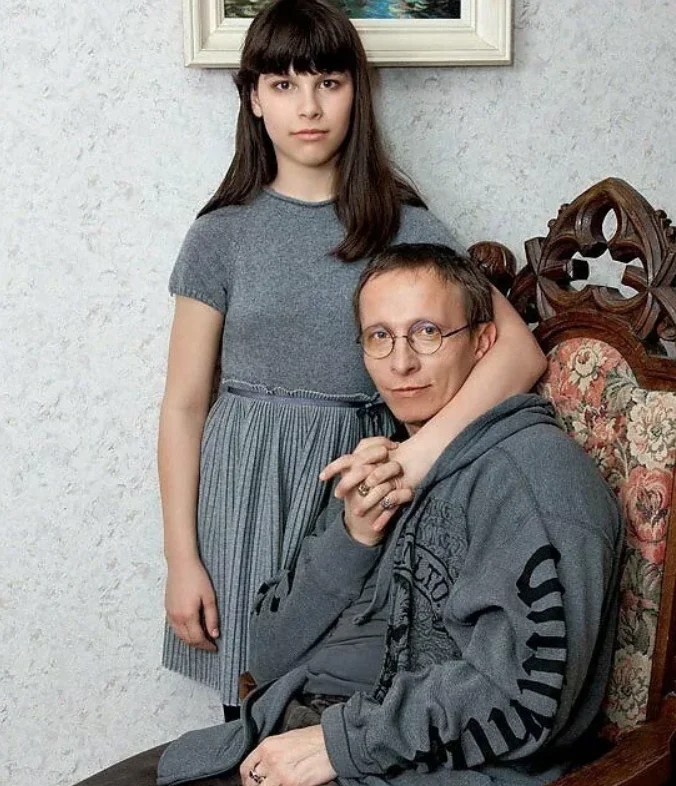 Анфиса Охлобыстина с отцом.