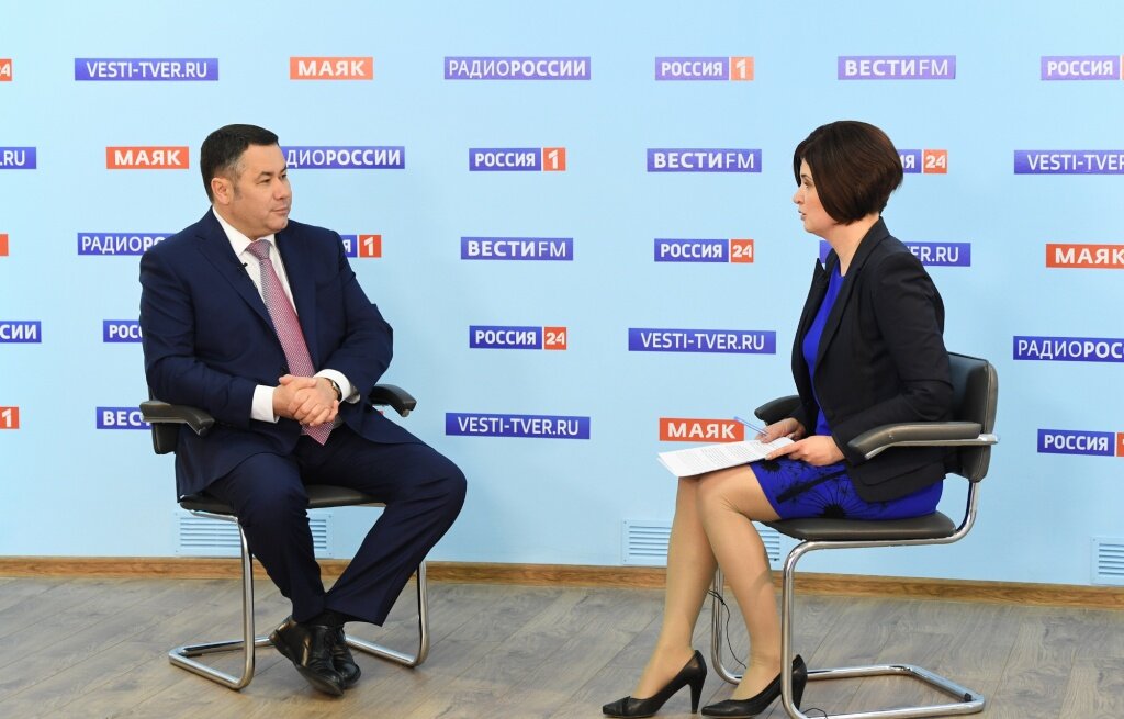 Игорь Руденя рассказал о положении дел в регионе в эфире телеканала Россия24