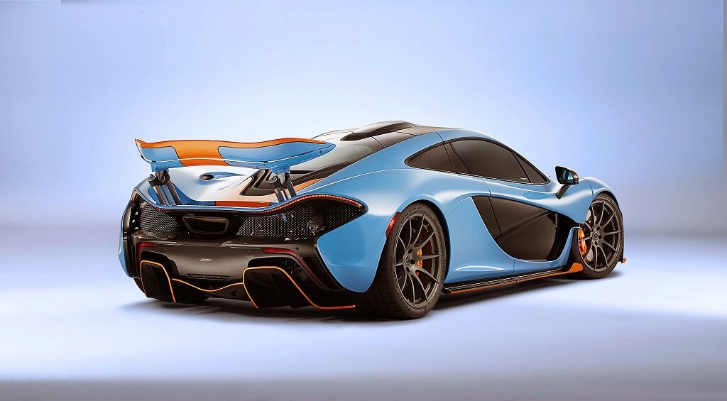 MCLAREN p1 РіРѕР»СѓР±РѕР№