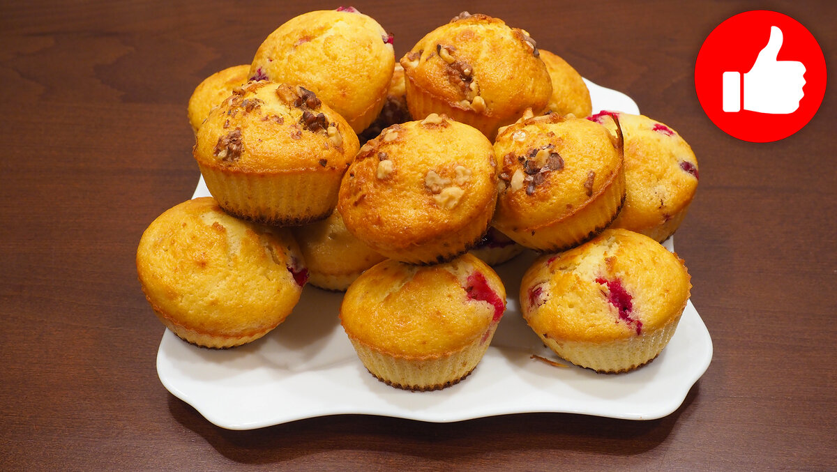 Кексы на молоке к чаю