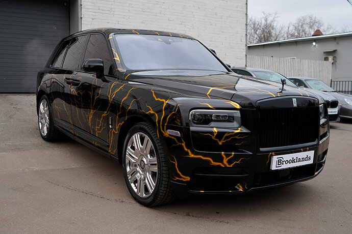 Роллс-Ройс после оклейки