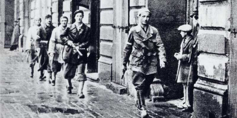 Группа варшавских повстанцев