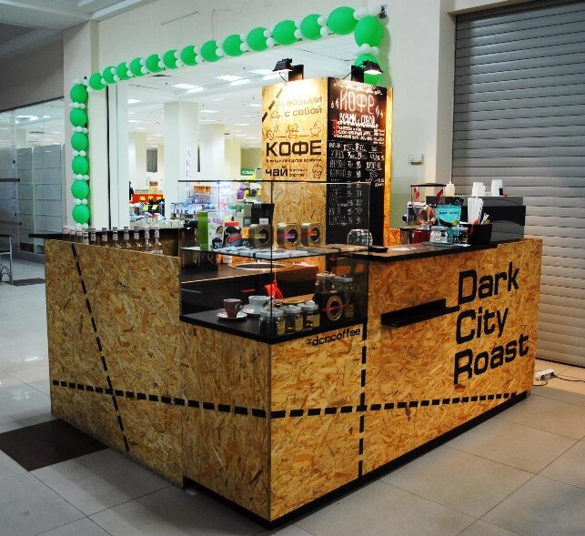 Кофеточка пример размещения в ТЦ
