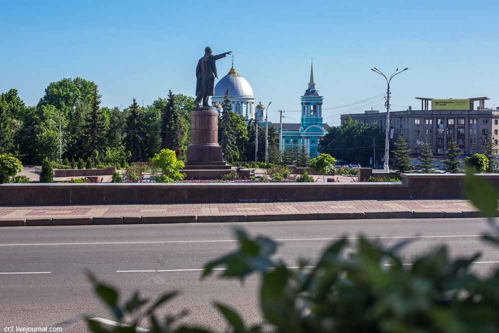 Красная площадь Курск Знаменский собор