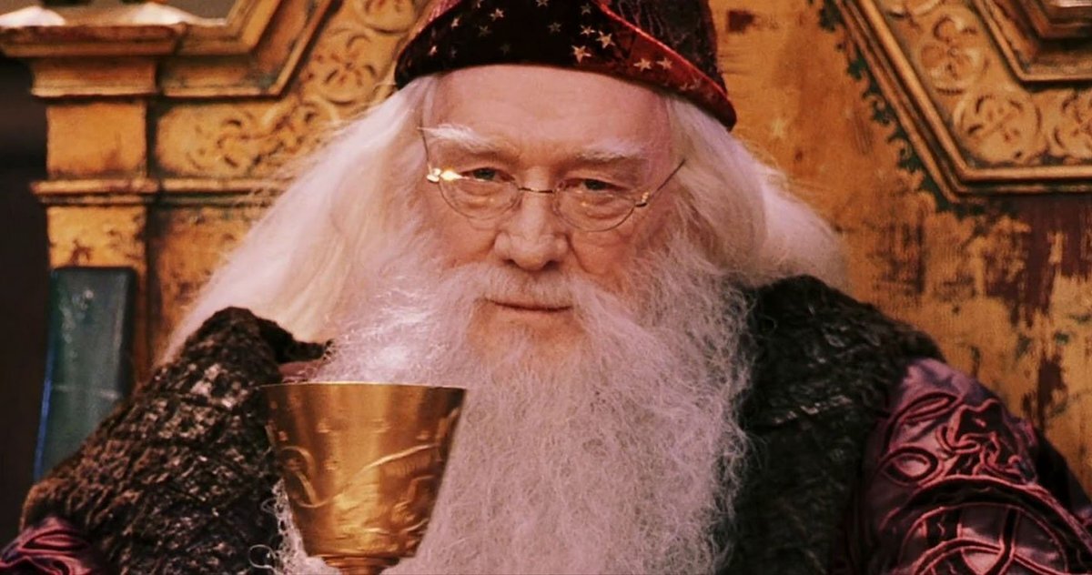 Ричард Харрис в образе профессора Дамблдора