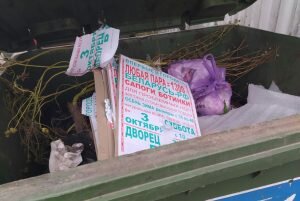 Жители города откликаются на мою просьбу отправлять эту грязь туда, где ей и место.
