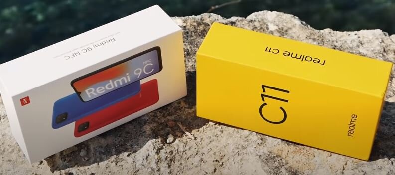 сталкиваю лбами монстров Redmi 9C и Realme C11