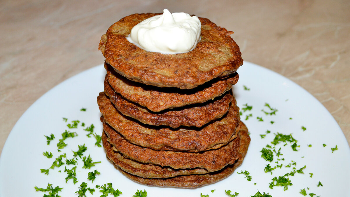 Оладьи из печени