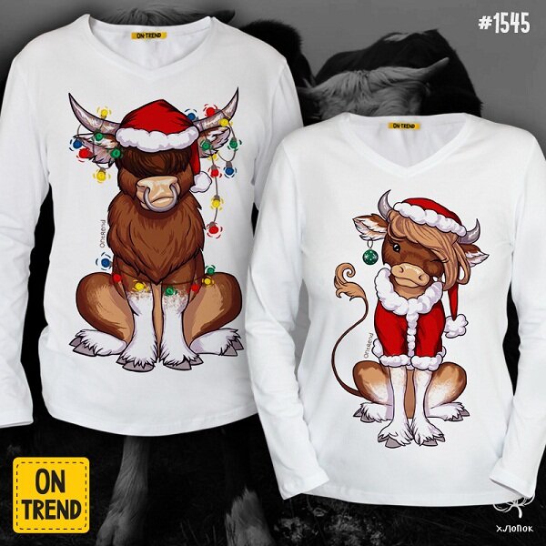 Одежда с бычком