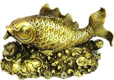 Фигурка. Рыба-Арована или рыба-дракон - мощный денежный талисман