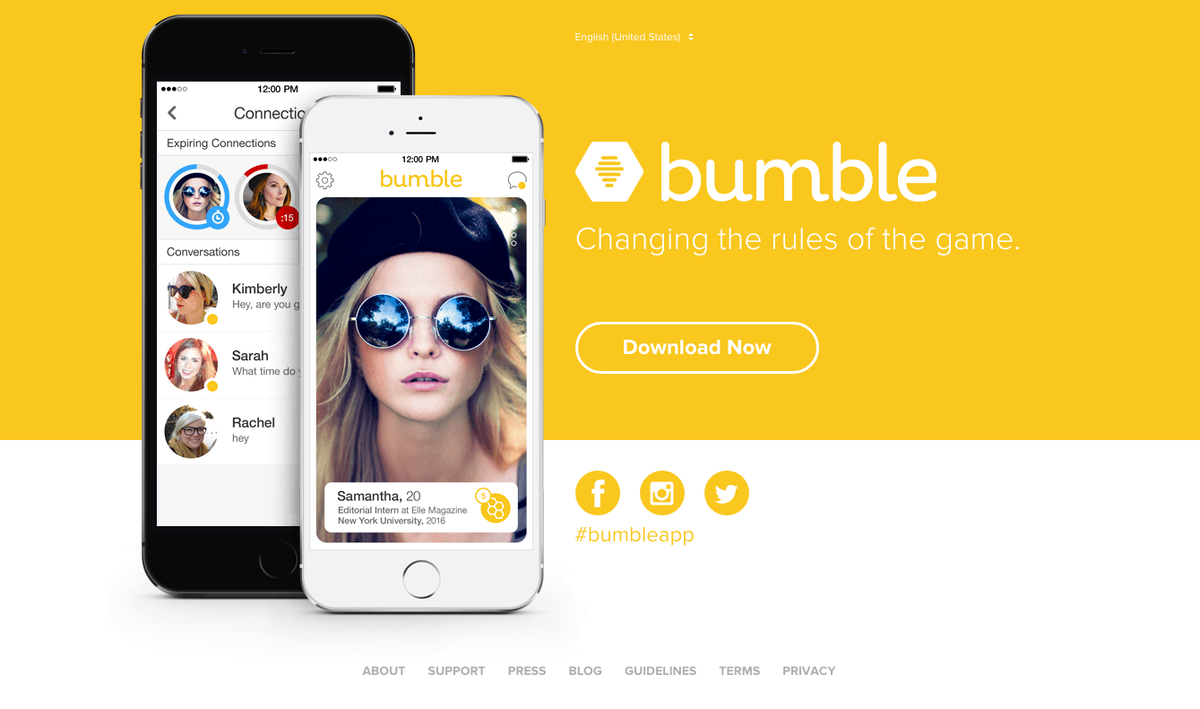 Bumble приложение