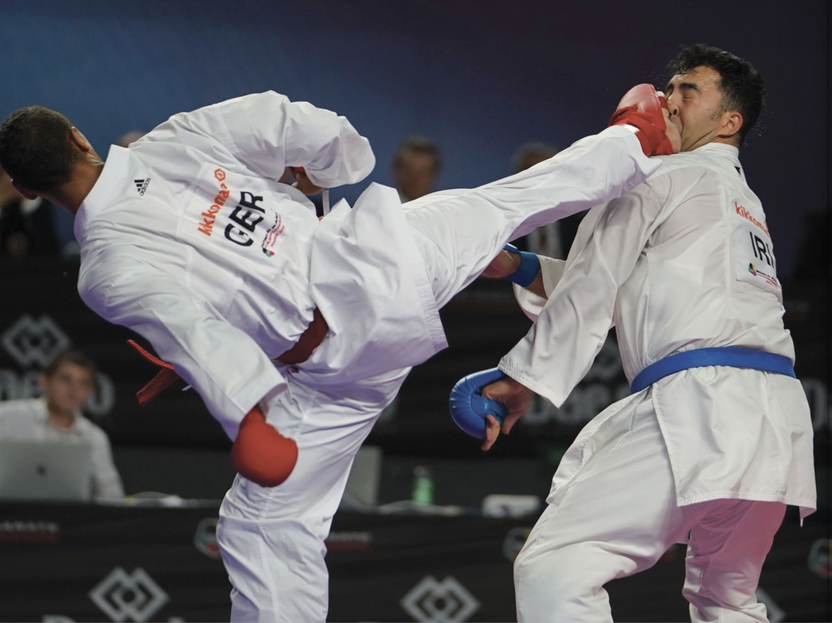 Фото с сайта Междунарожной федерации карате www.wkf.net