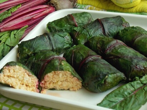 Голубцы из мангольда