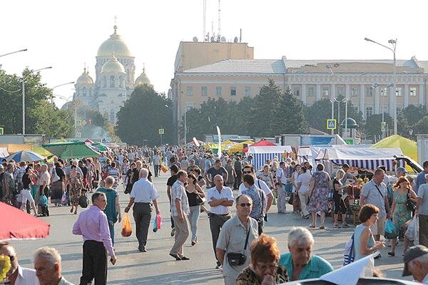 Ярмарка в Новочеркасске. фото novocherkassk.net