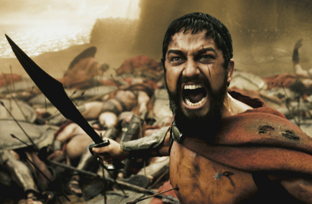 "Это Дзен!" - актер Джерард Батлер, кадр из кинофильма «300»