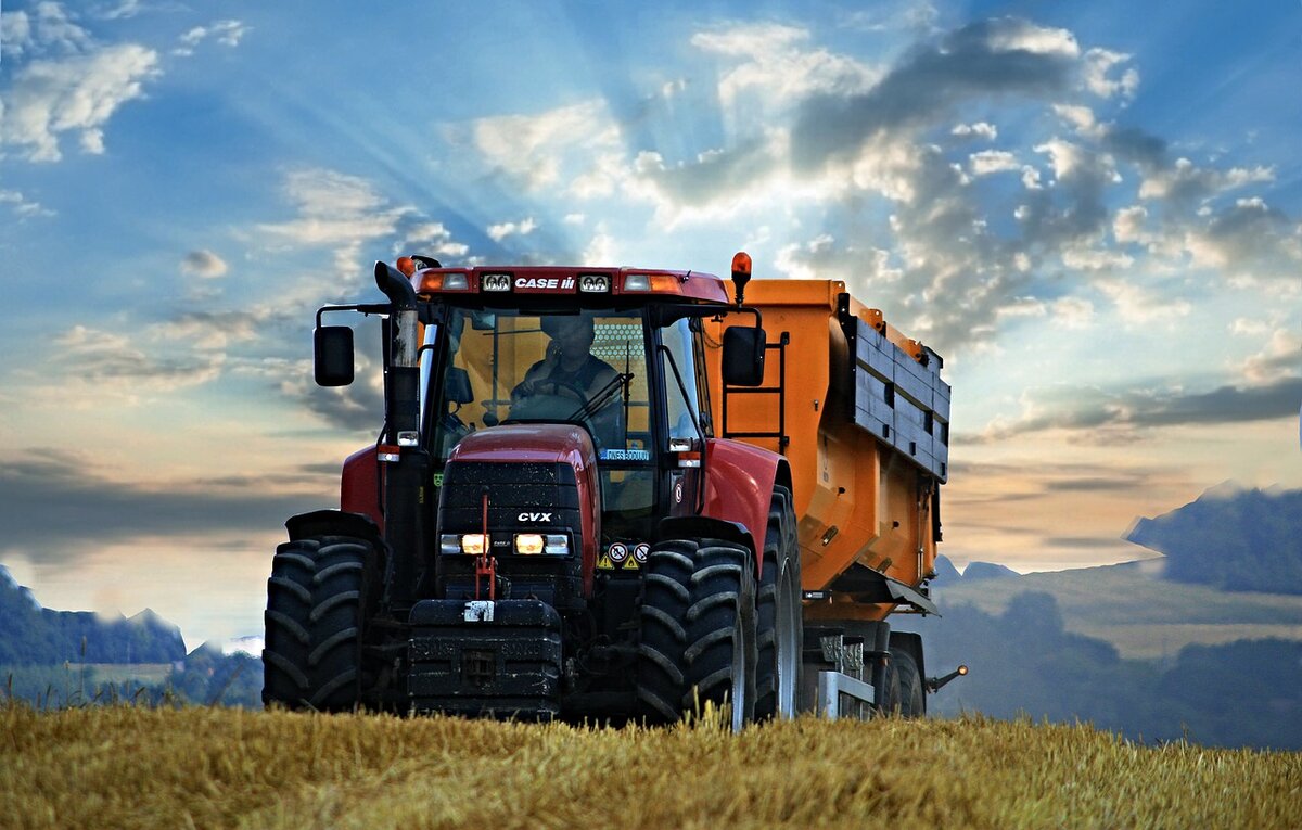 Для возделывания овощей и злаков часто используется дизельная техника