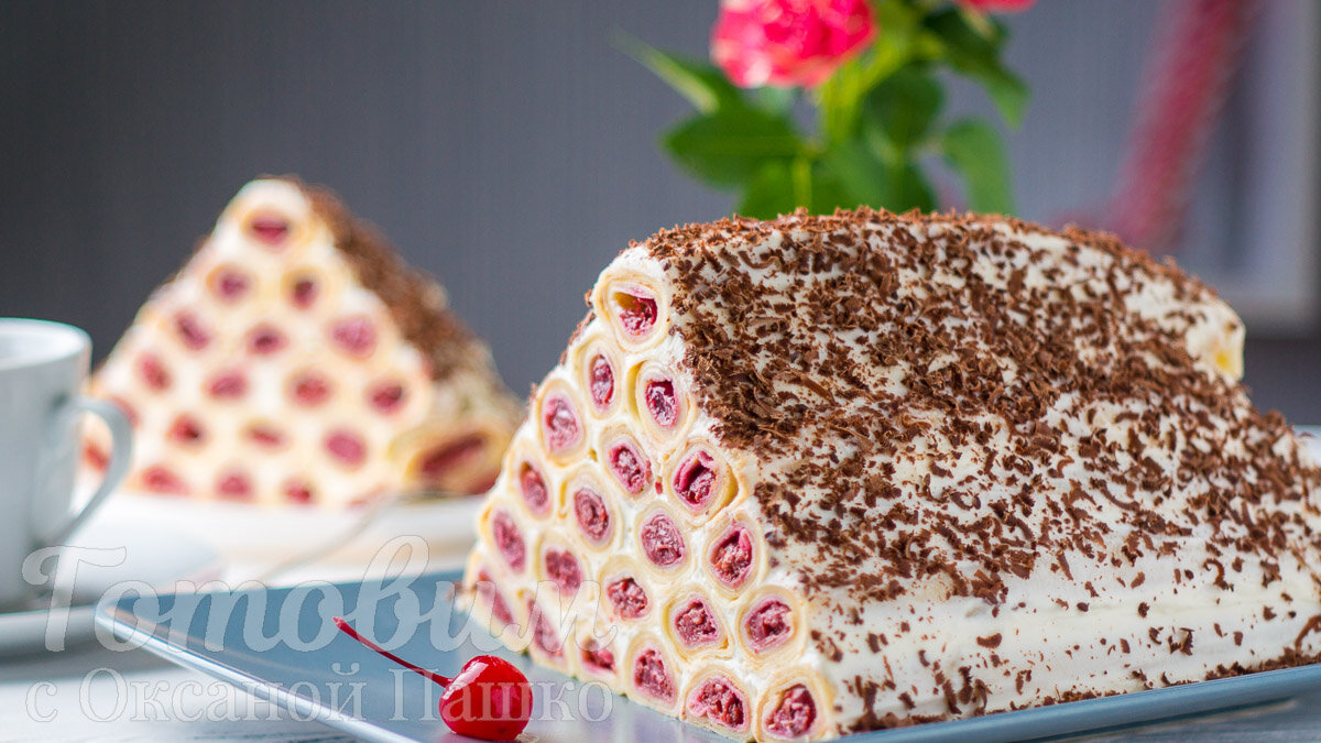 Торт МОНАСТЫРСКАЯ ИЗБА из Блинов