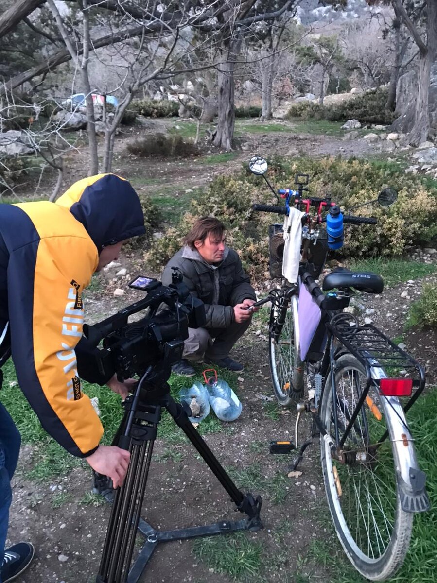 Вот так снимали меня, как и в марте в прошлый раз 