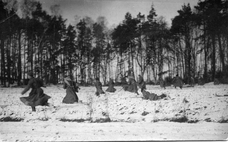 В атаку. Сергей Корсаков, 1915 год, МАММ/МДФ.