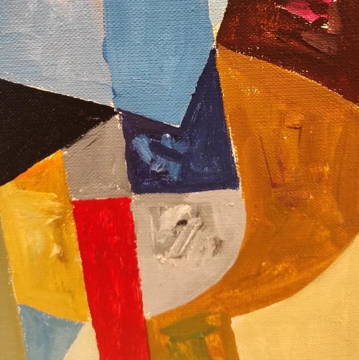 "Вечерний натюрморт" Михаил Омбыш-Кузнецов, фрагмент