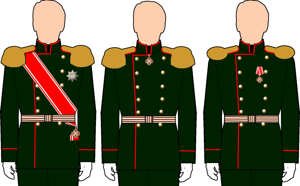 Ношение ордена св владимира. Фрачник ордена анны 4 степени. Орден св анны за храбрость. Орден святого георгия на мундире. Орден св анны 2 ст с мечами.