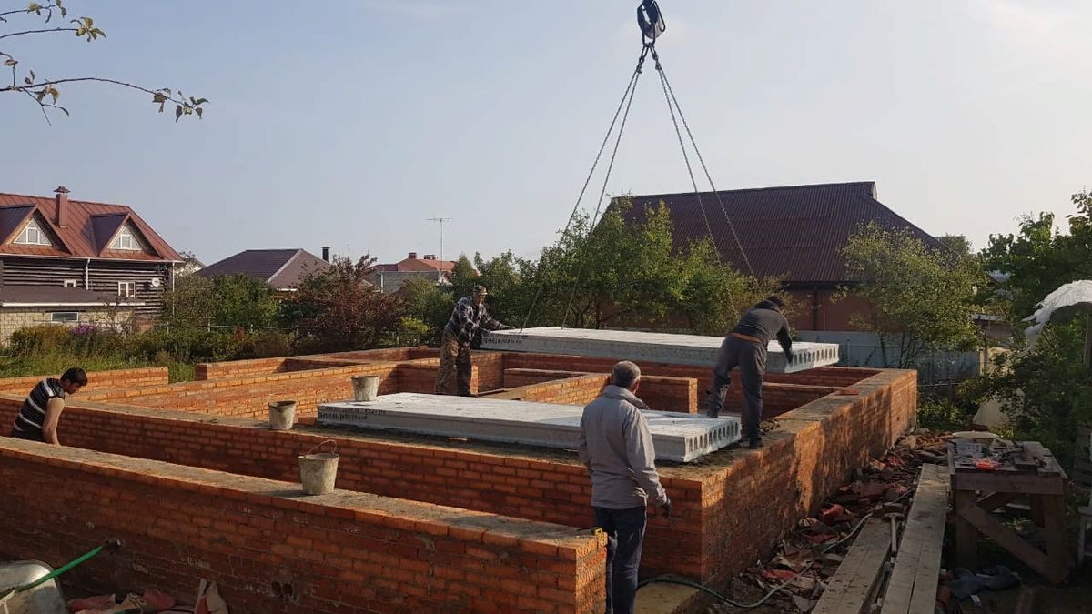 Строительство дома "ГК Подворье"