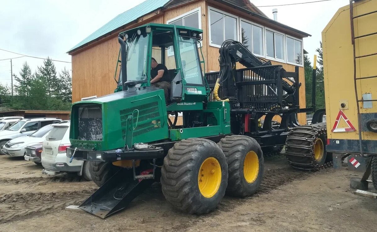 Cистема автоматического пожаротушения Эпотос для форвардера TimberJack  1410D | ПОЖТЕХПРОМ | Дзен