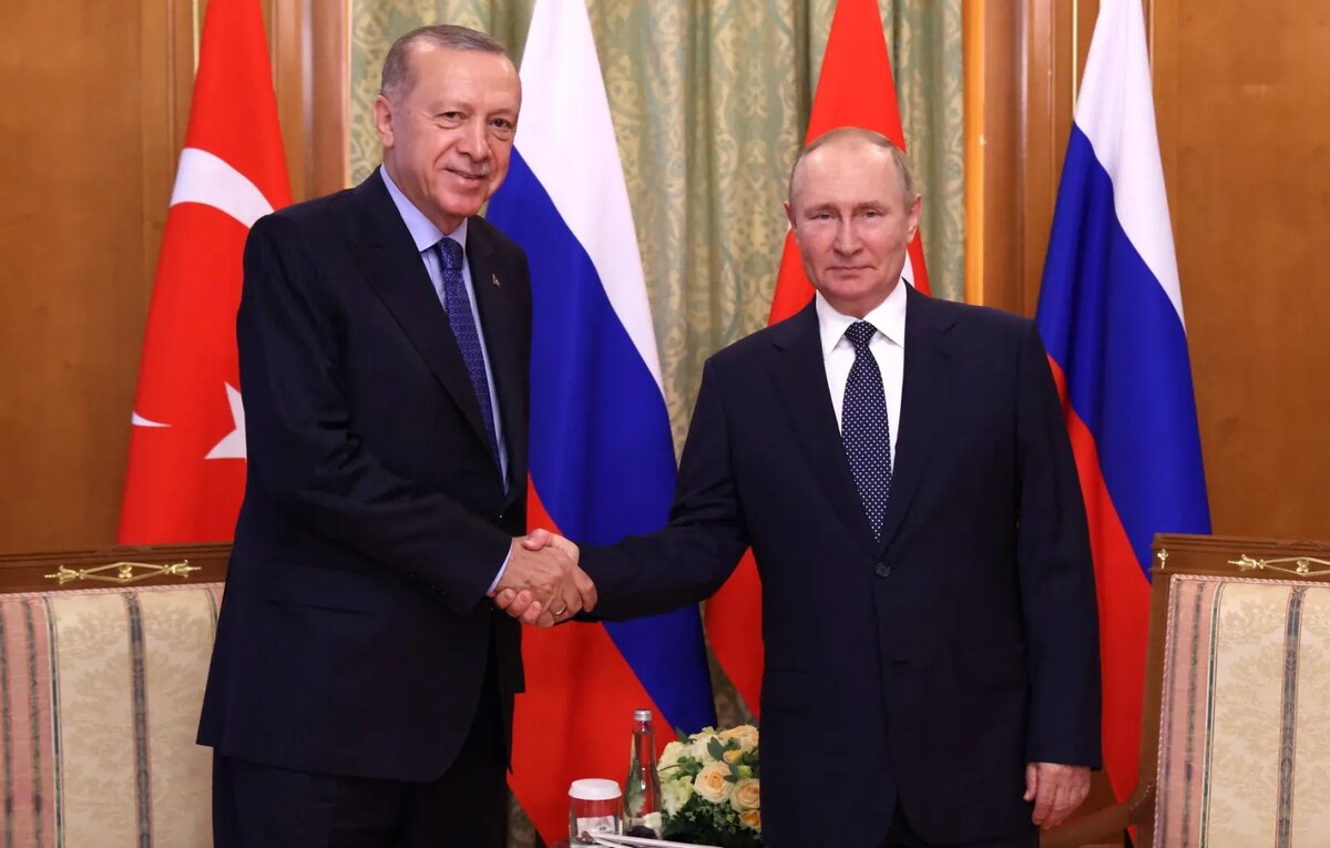 Президент РФ Владимир Путин С Президентом Турции Реджепом Тайипом Эрдоганом. 
© kremlin.ru