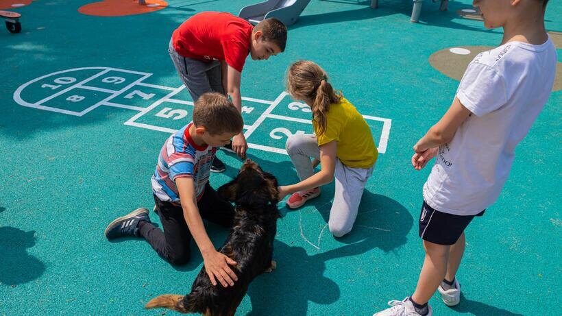    Новая детская площадка в Подольске © Пресс-служба Министерства благоустройства Московской области