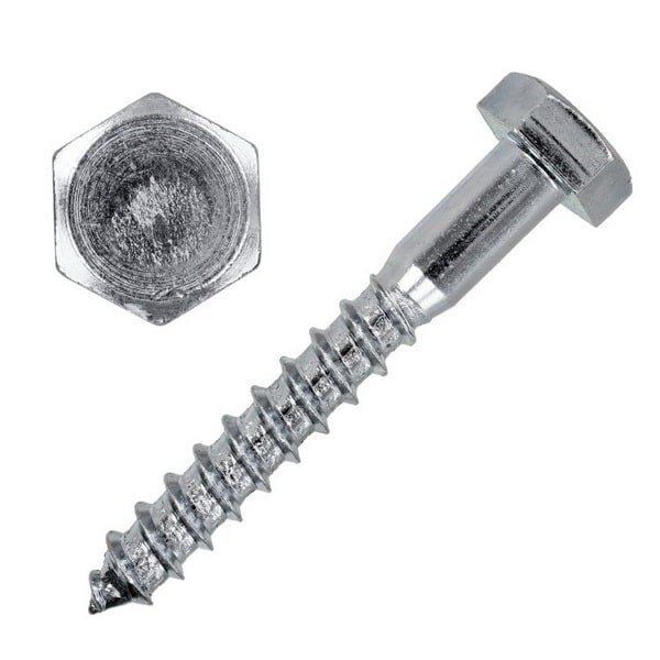Шуруп с шестигранной головкой «Глухарь» DIN 571, оцинкованный