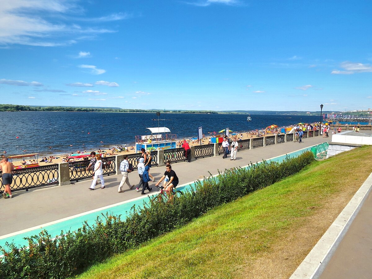 Самара набережная волги сегодня