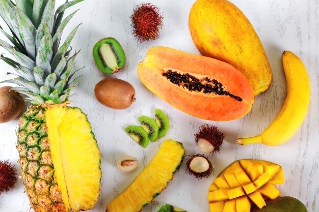 Ананас, киви и папайя - то, что всегда должно быть у Вас дома!