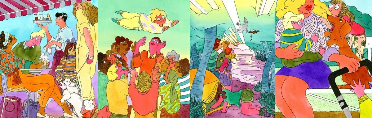 Иллюстрации, нарисованные Ellen Van Engelen