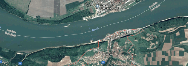    На машине из Софии в город Бран через паромную переправу