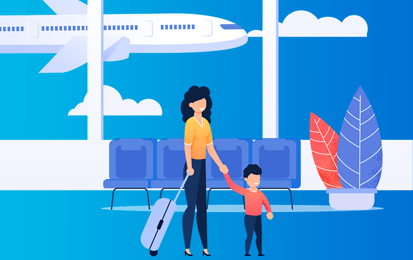 Чтобы вас не рассадили с ребенком, пройдите регистрацию заранее.