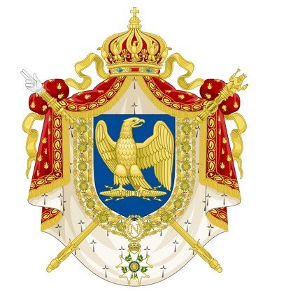 Герб Третьей империи - на основе фамильного герба Наполеона I