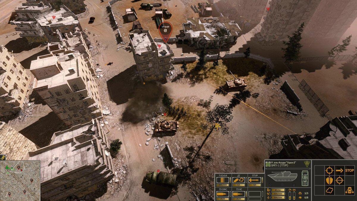 Заборы, деревья-для танка или БТРа не проблема