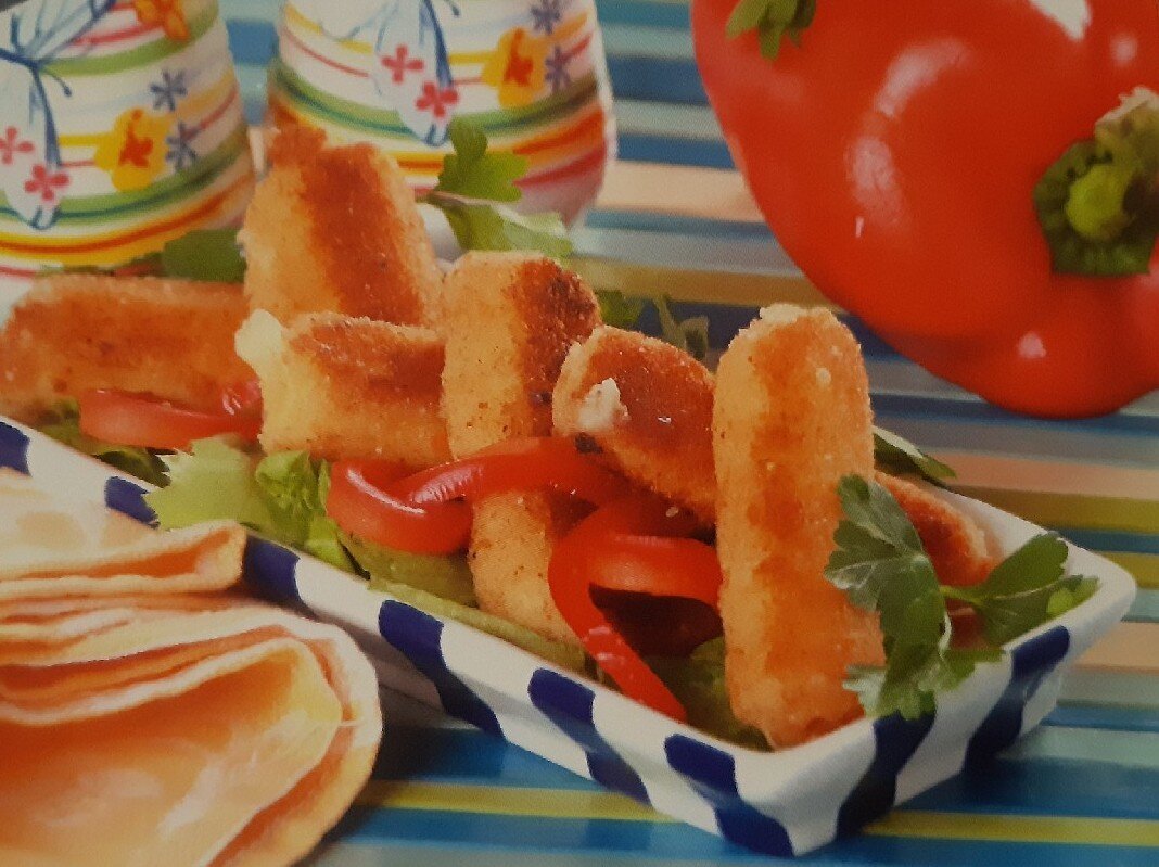 Рыбные палочки с творогом