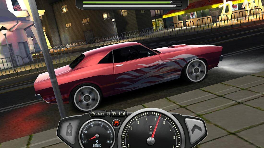 Игра машина взломанная Drag Racing