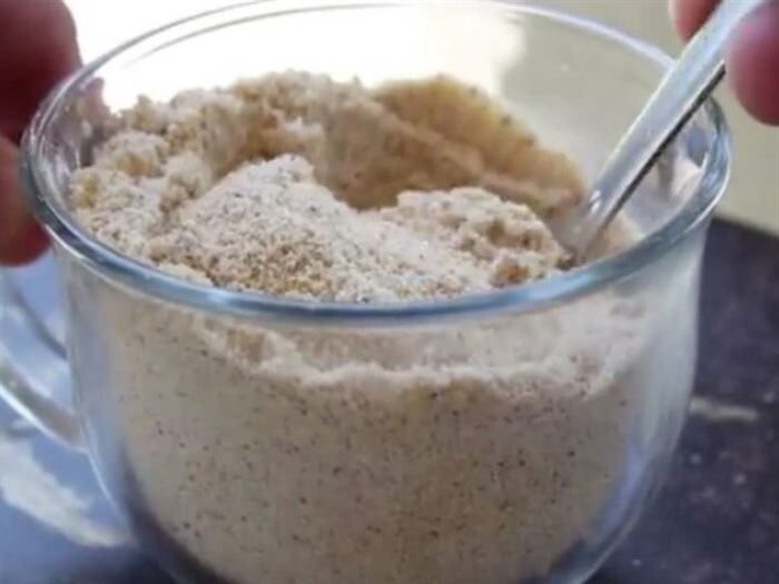 Ну вот такой получился воздушнейший порошочек.