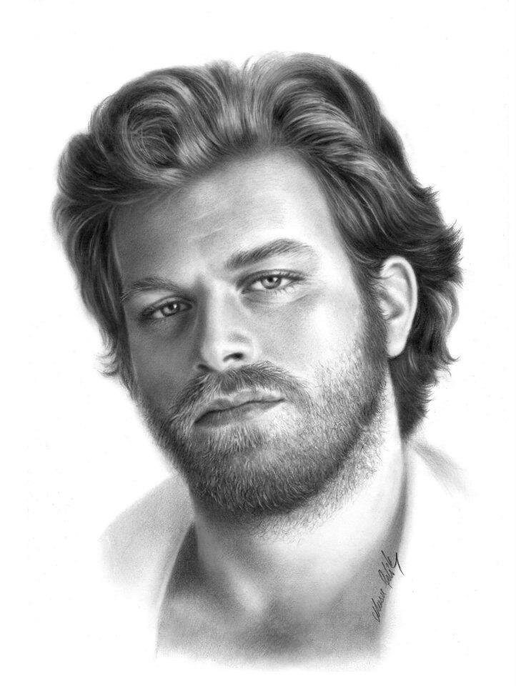 Для образа и обложки взяла карандашный рисунок турецкого художника . Муса Челик