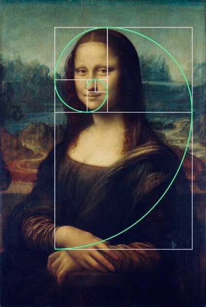 "Мона Лиза" - пример золотого сечения.Такое произведение априори приятно глазу. 