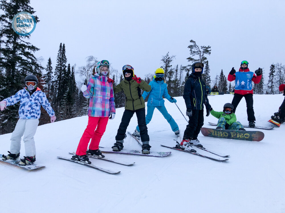 Зимние сборы лагеря Горная семейка